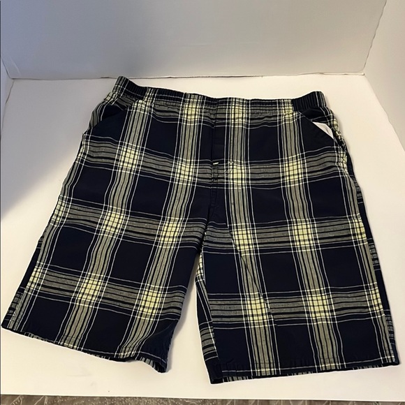 Nickelodeon boys Black Plaid Shorts - Picture 1 of 7